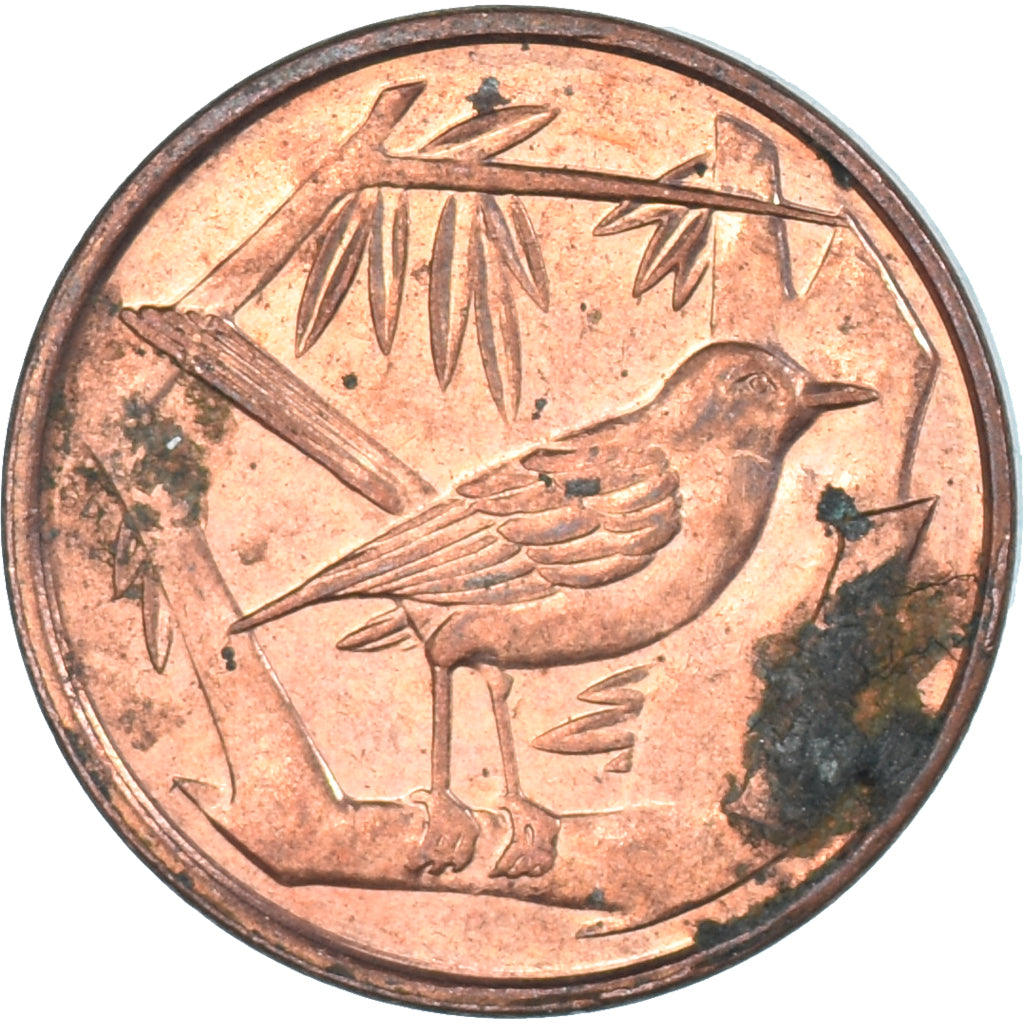 Monnaie, Îles Caïmans, Cent, 1992