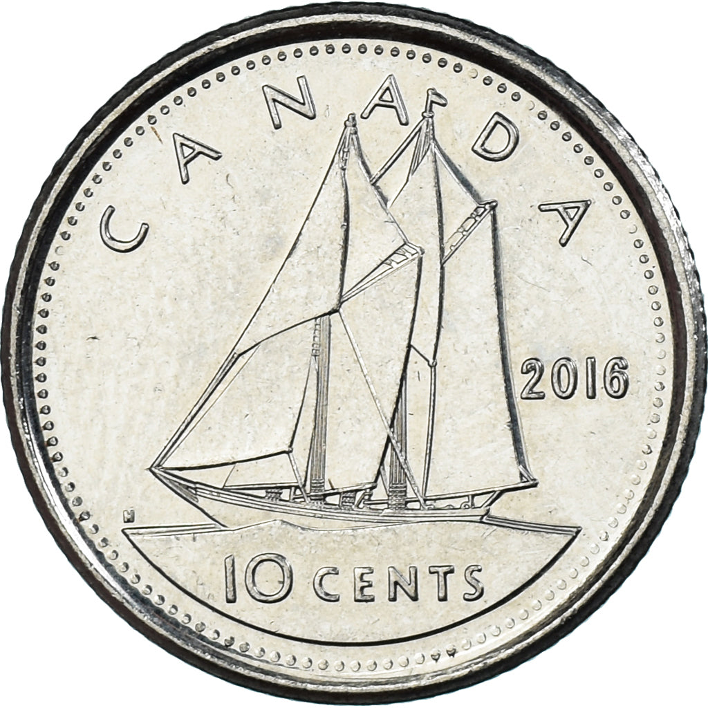 Moneta, Canada, 10 Cents, 2016
