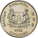 Coin, Singapore, 20 Cents, 1993