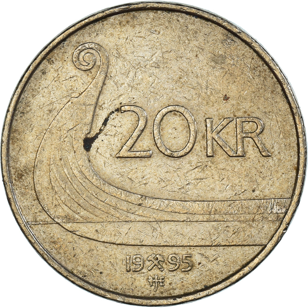 Coin, Norway, 20 Kroner, 1995