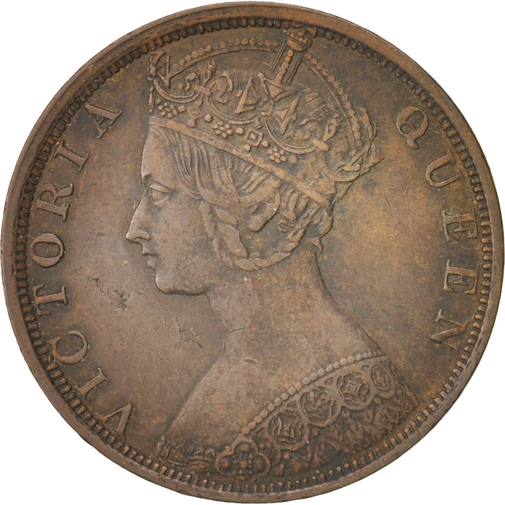 Hong Kong, Victoria, Cent, 1901, Heaton, AU(50-53), Bronze, KM:4.3