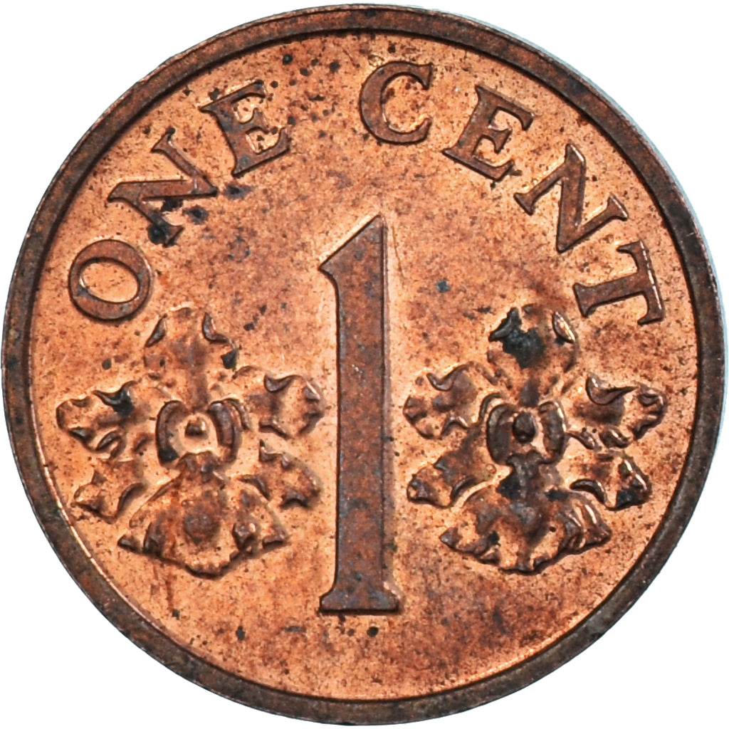 Moneta, Singapore, Cent, 1990