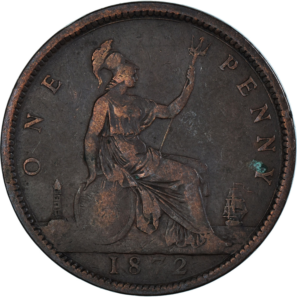 Coin, Great Britain, Penny, 1872