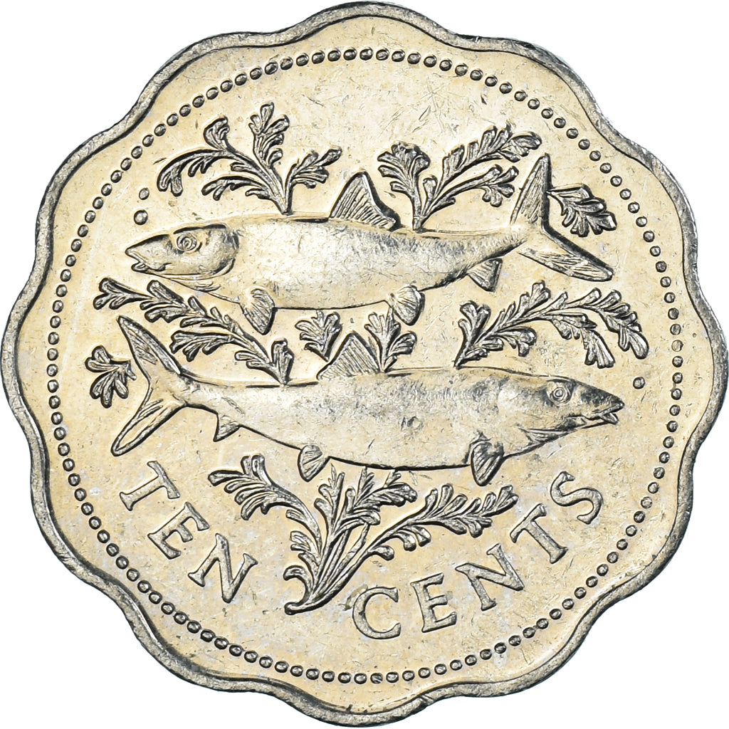 Münze, Bahamas, 10 Cents, 1998