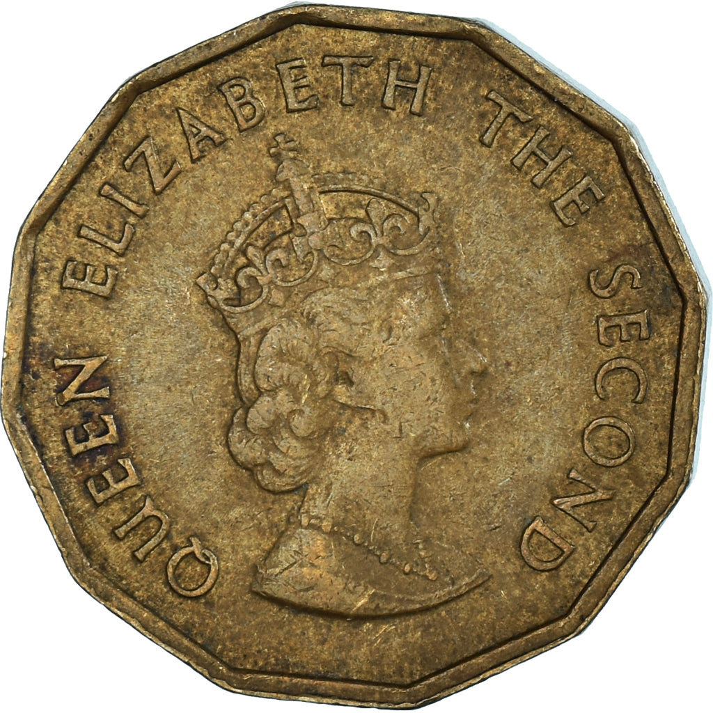 Monnaie, Jersey, 1/4 Shilling, 3 Pence, 1966
