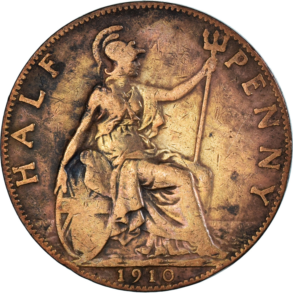 Grande-Bretagne, 1/2 Penny, 1910