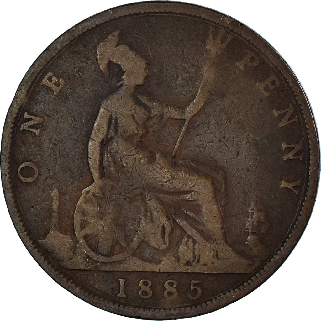 Münze, Großbritannien, Penny, 1885