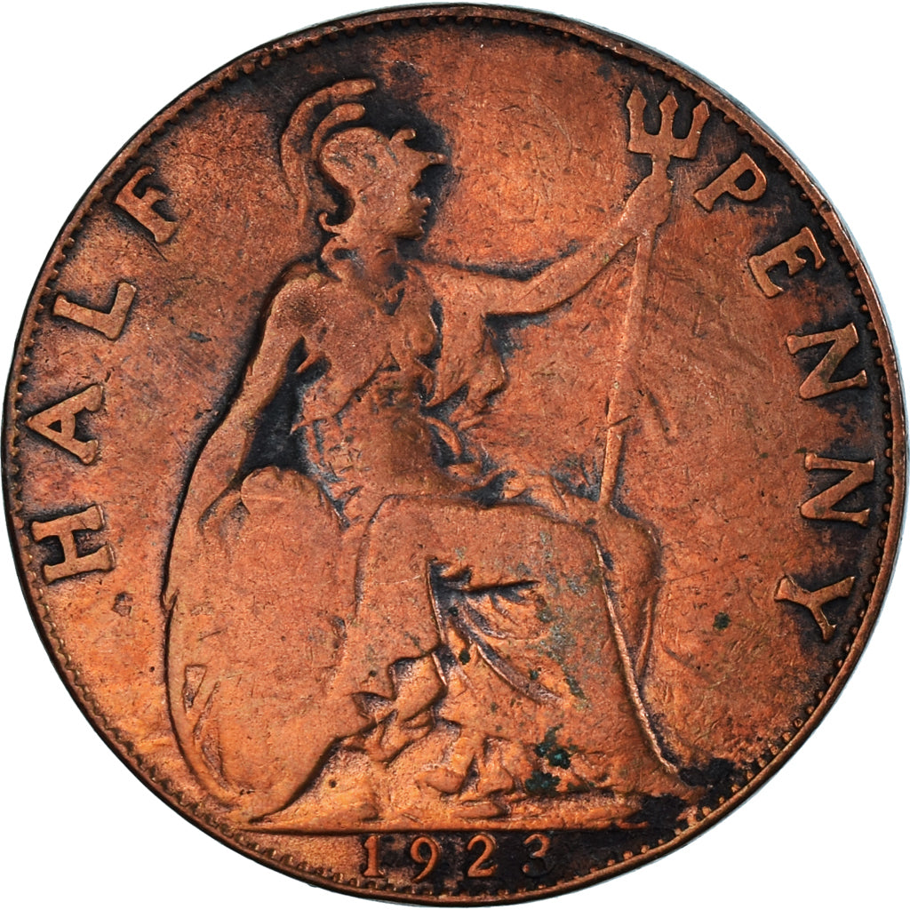 Moneta, Wielka Brytania, 1/2 Penny, 1923