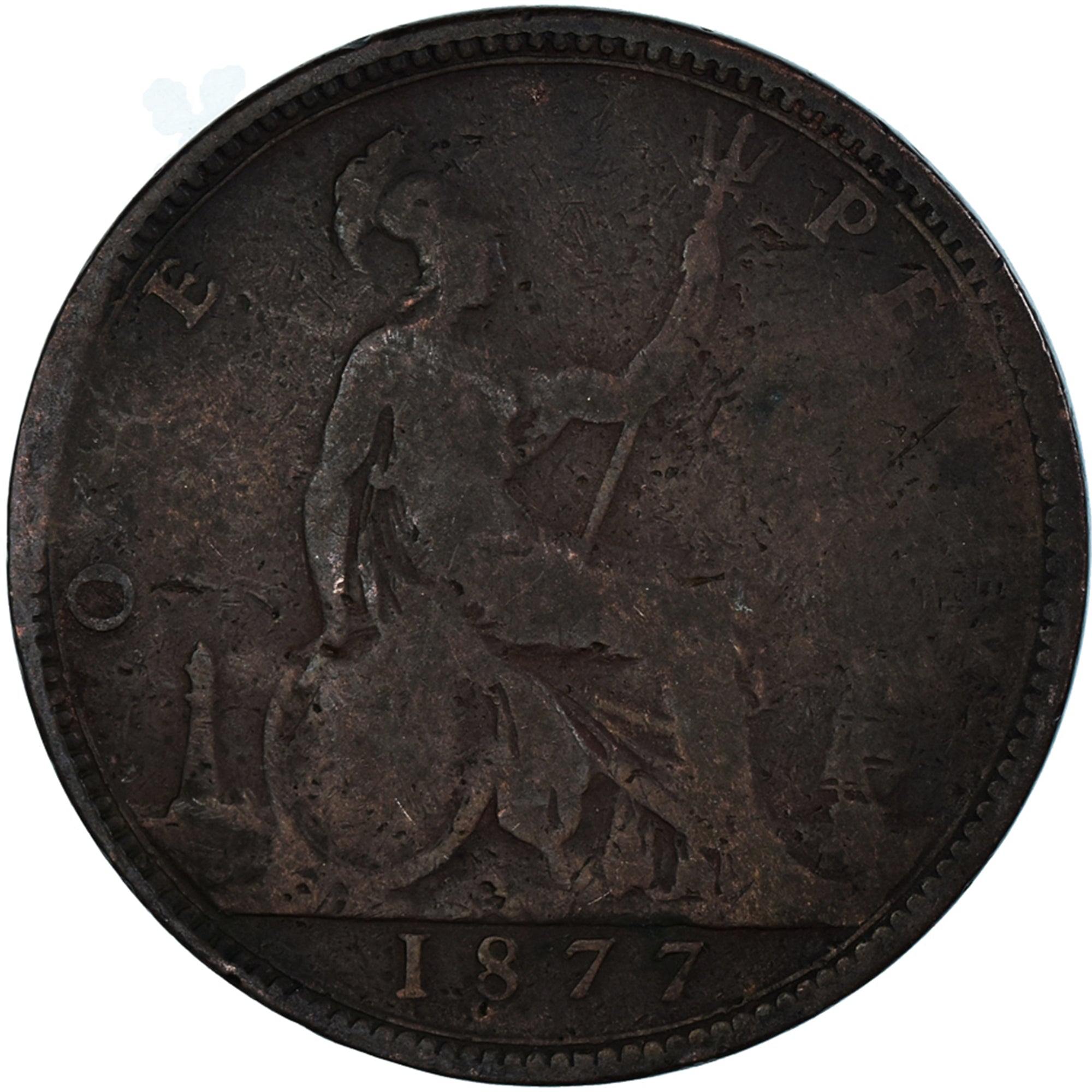 Monnaie, Grande-Bretagne, Penny, 1877