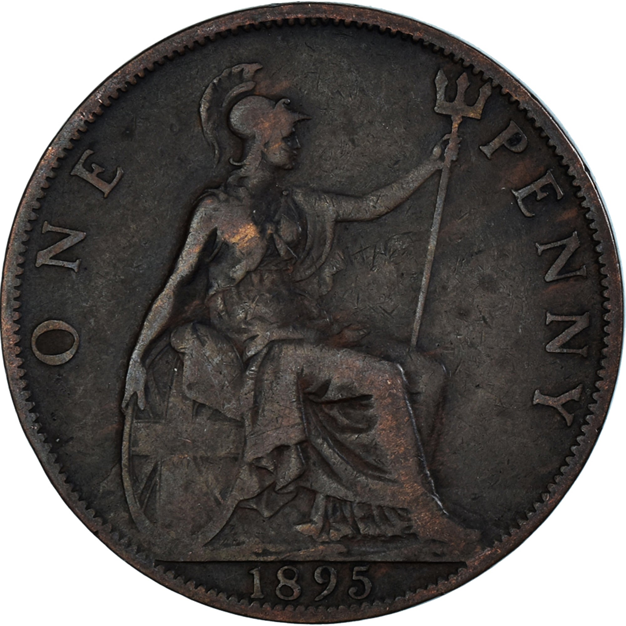 Munten, Groot Bretagne, Penny, 1895