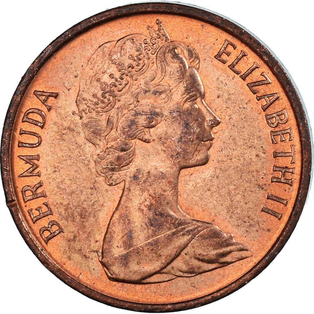 Coin, Bermuda, Cent, 1973