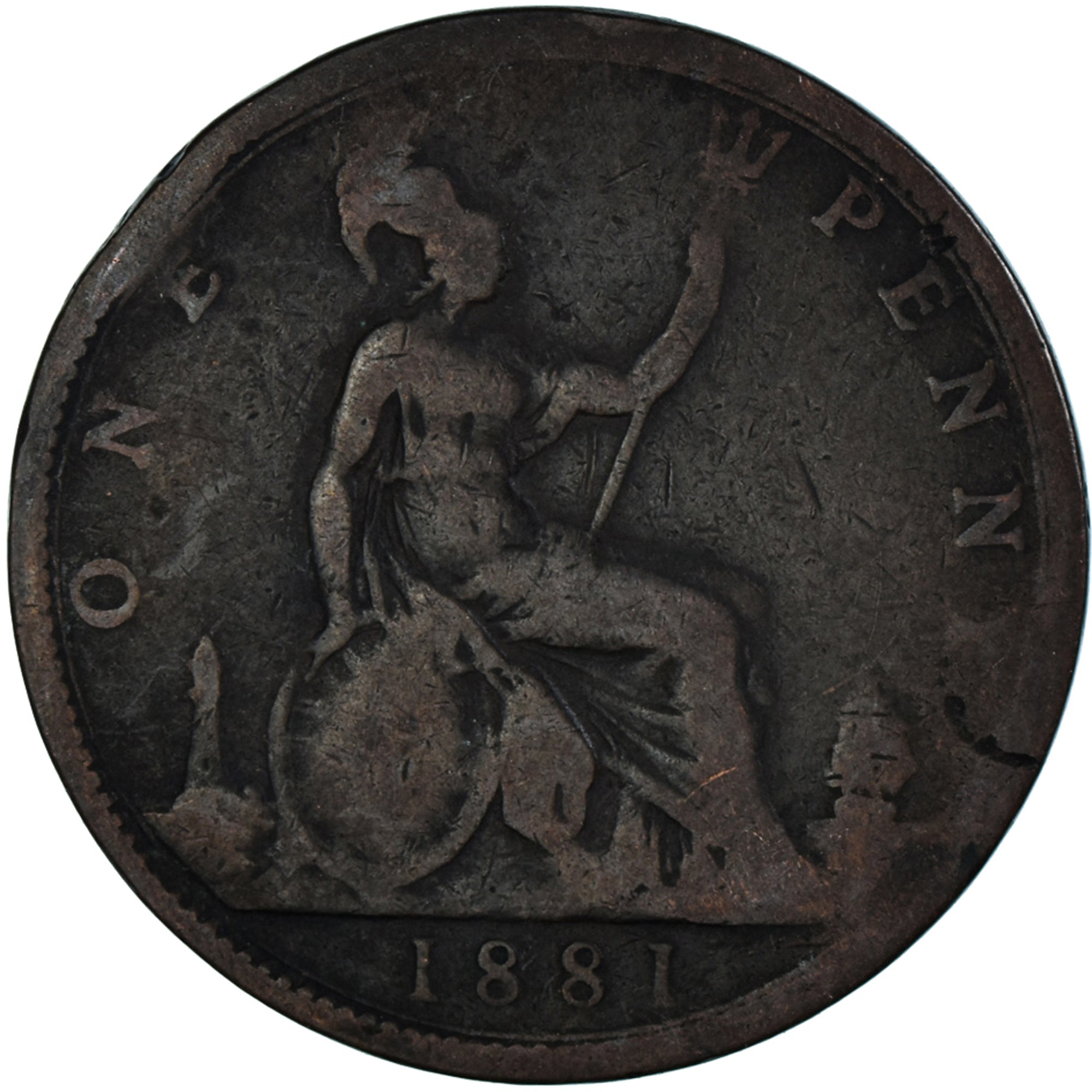 Moneta, Gran Bretagna, Penny, 1881