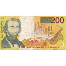 Belgium, 200 Francs, KM:148, EF(40-45)
