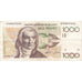 Belgia, 1000 Francs, KM:144a, EF(40-45)