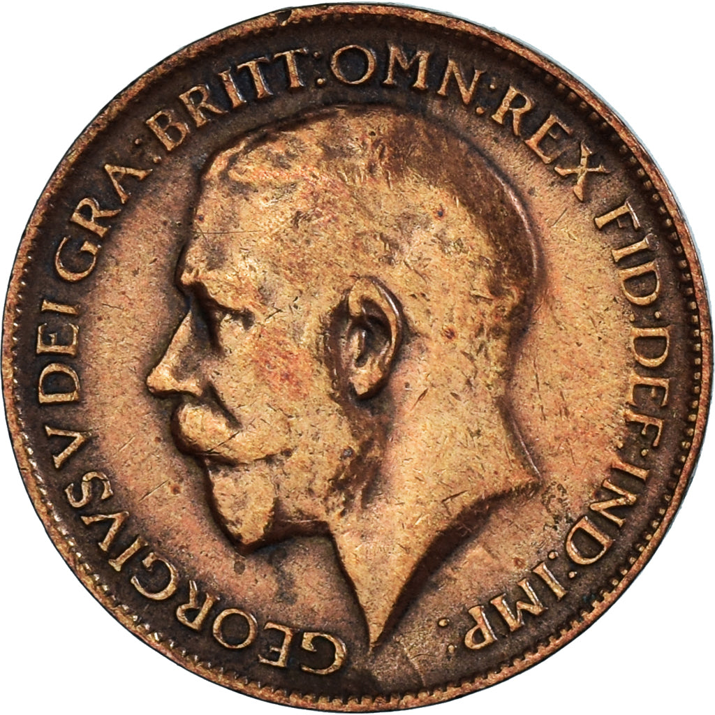 Monnaie, Grande-Bretagne, Farthing, 1914