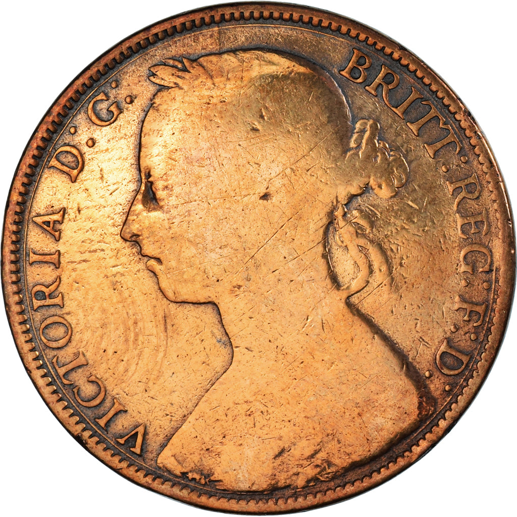Coin, Great Britain, Penny, 1887