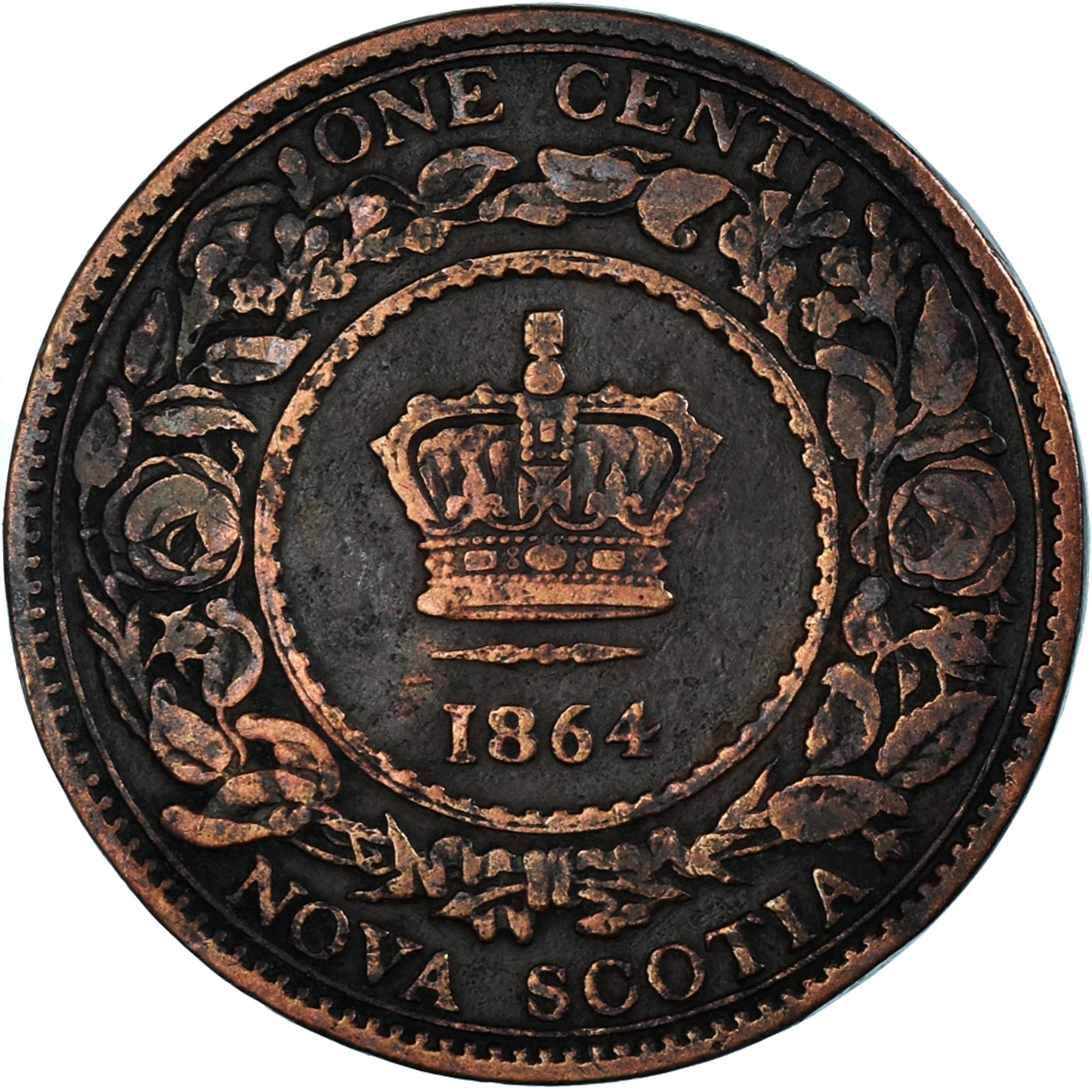 Monnaie, Nouvelle-Écosse, Cent, 1864