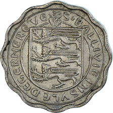 Munten, Guernsey, 3 Pence, 1959