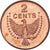 Münze, Salomonen, 2 Cents, 1996