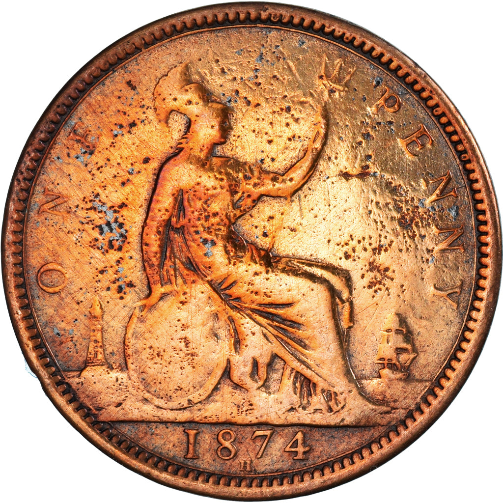 Moneta, Gran Bretagna, Penny, 1874