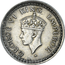 Coin, India, 1/4 Rupee, 1945