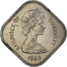 Munten, Guernsey, 10 Shilling, 1966
