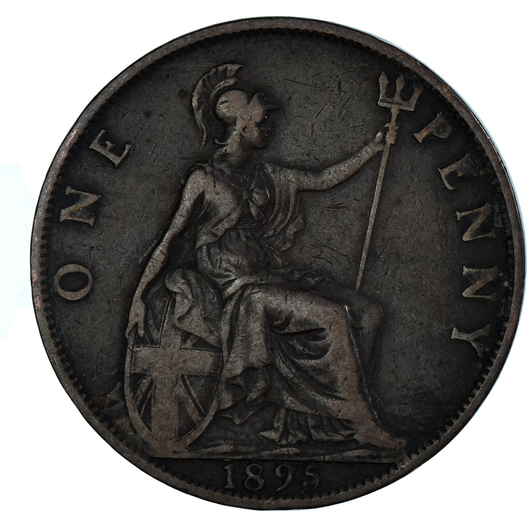 Moeda, Grã-Bretanha, Penny, 1895