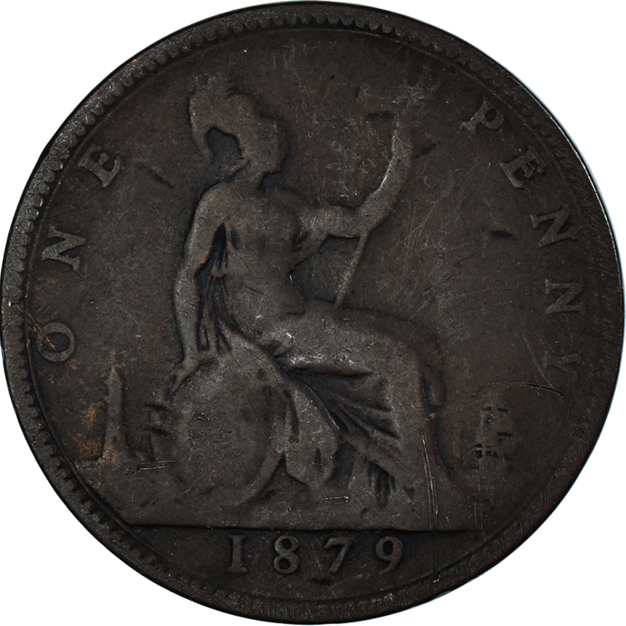 Monnaie, Grande-Bretagne, Penny, 1879