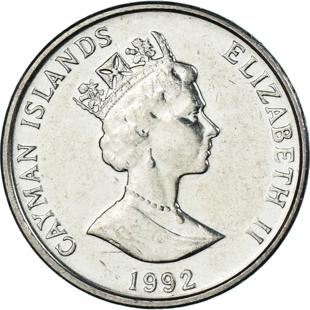 Monnaie, Îles Caïmans, 5 Cents, 1992