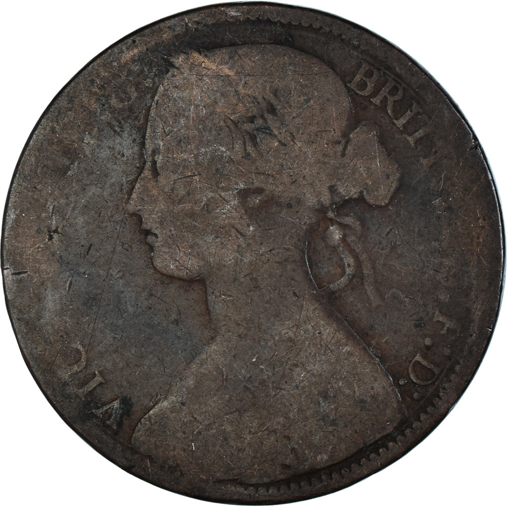 Monnaie, Grande-Bretagne, Penny, 1861