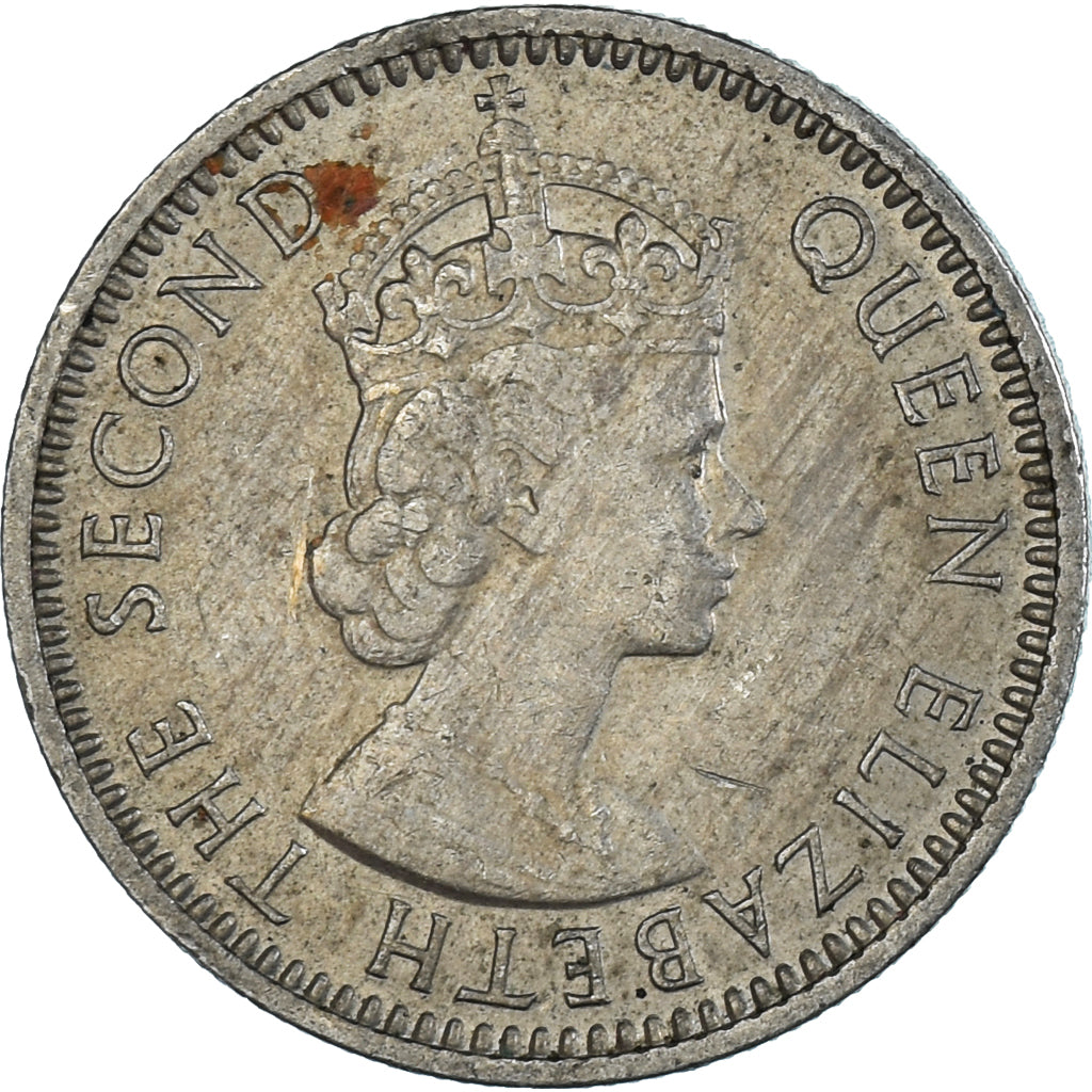 Münze, MALAYA & BRITISH BORNEO, 10 Cents, 1957