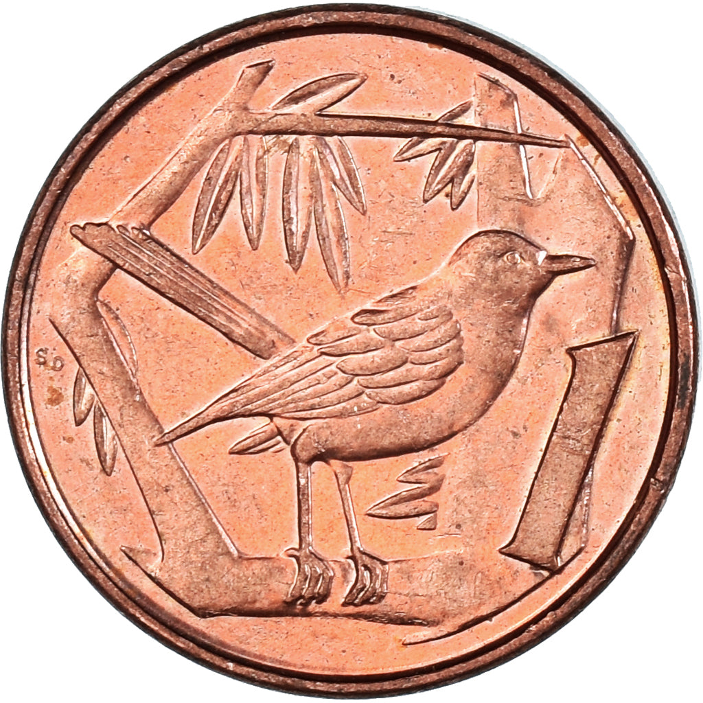 Monnaie, Îles Caïmans, Cent, 2002