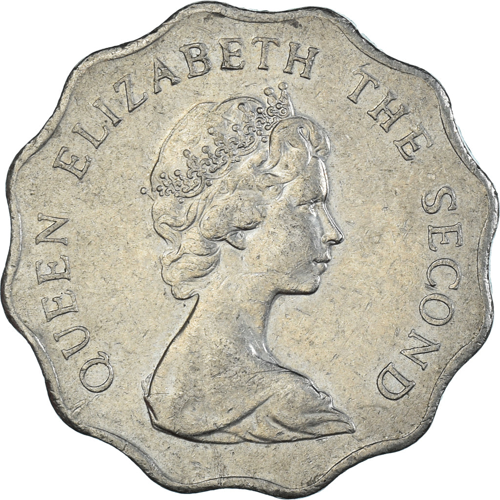 Moeda, Hong Kong, 2 Dollars, 1983