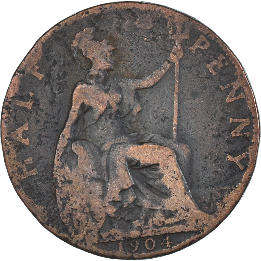 Munten, Groot Bretagne, 1/2 Penny, 1901