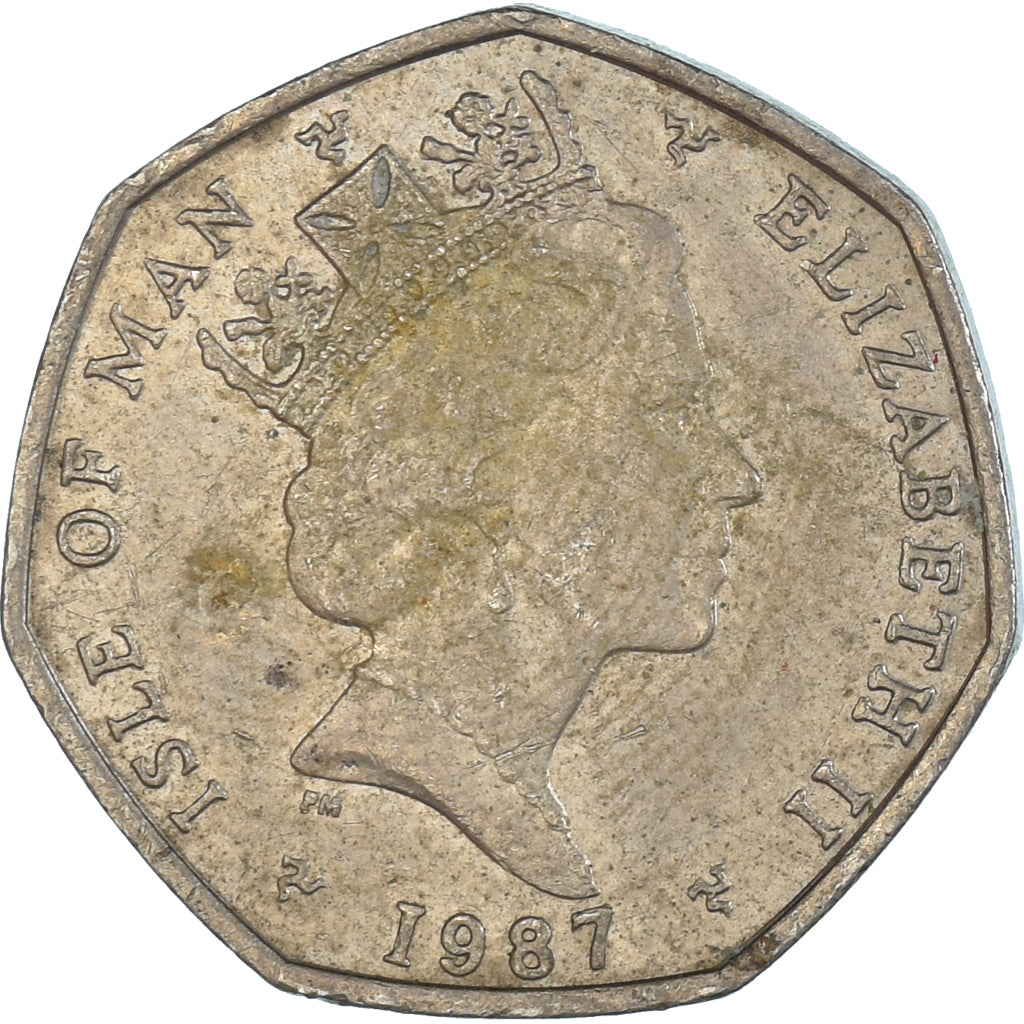 Coin, Isle of Man, 20 Pence, 1987
