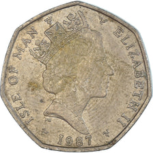 Coin, Isle of Man, 20 Pence, 1987