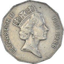 Moneta, Fiji, 50 Cents, 1986