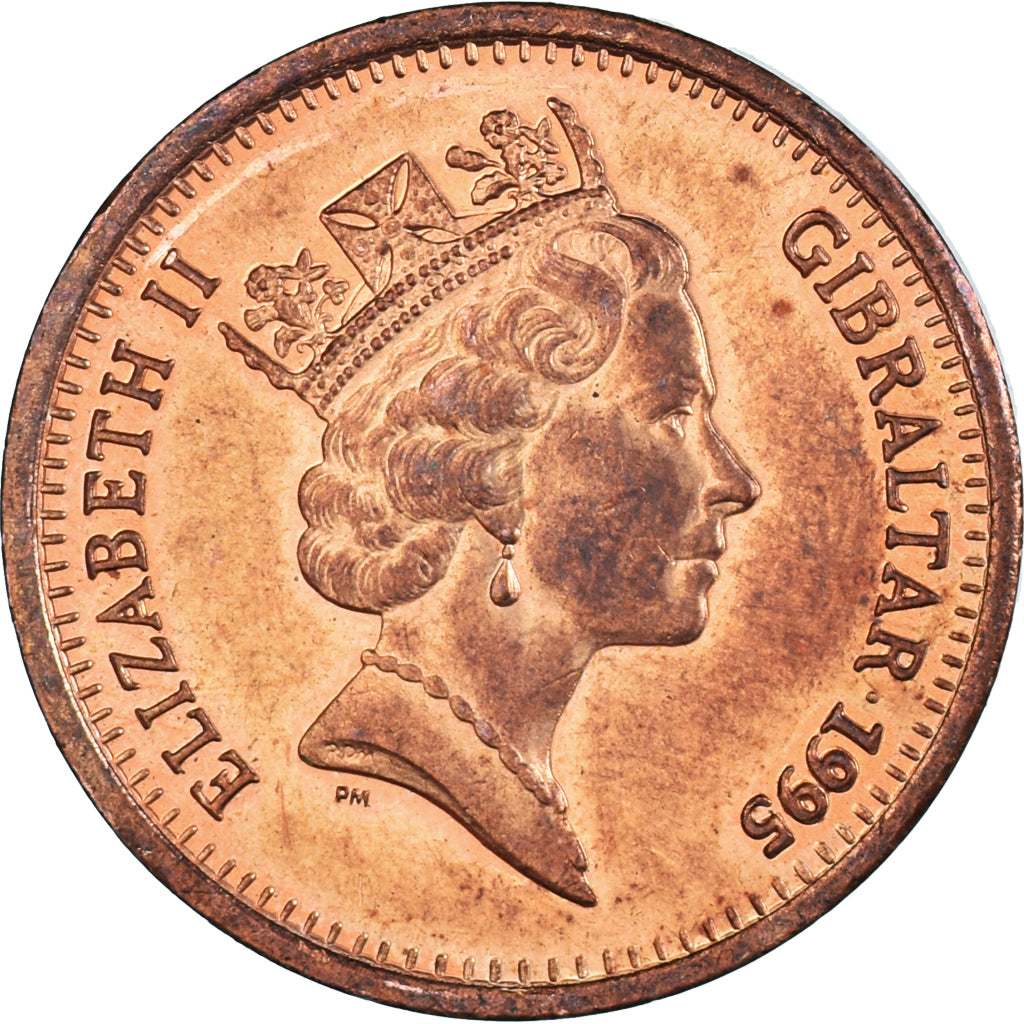 Gibraltar, 2 Pence, 1995
