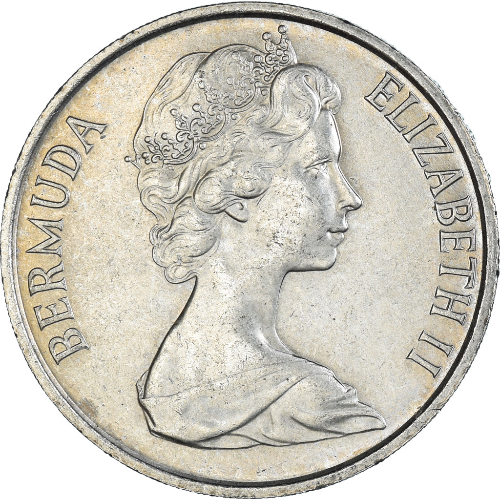 Moneta, Bermuda, 50 Cents, 1985