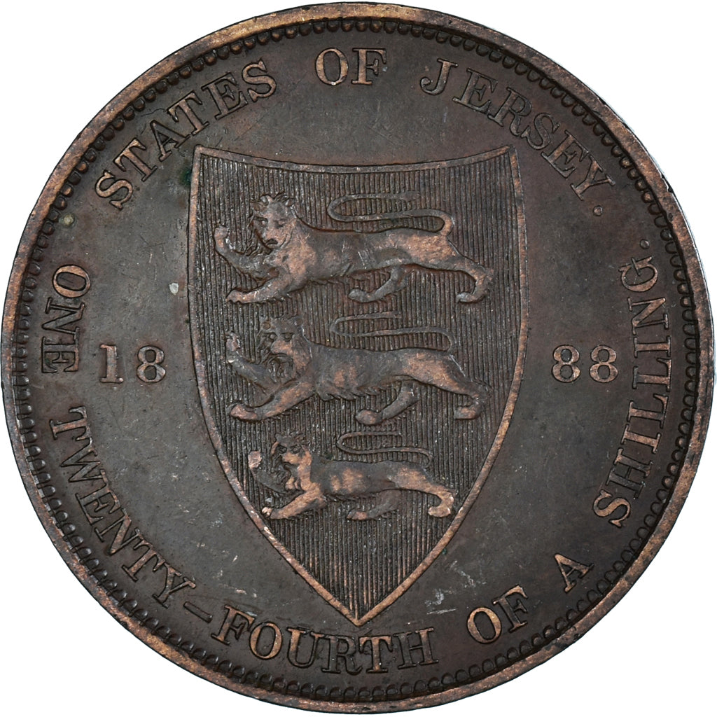 Jersey, 1/24 Shilling, 1888