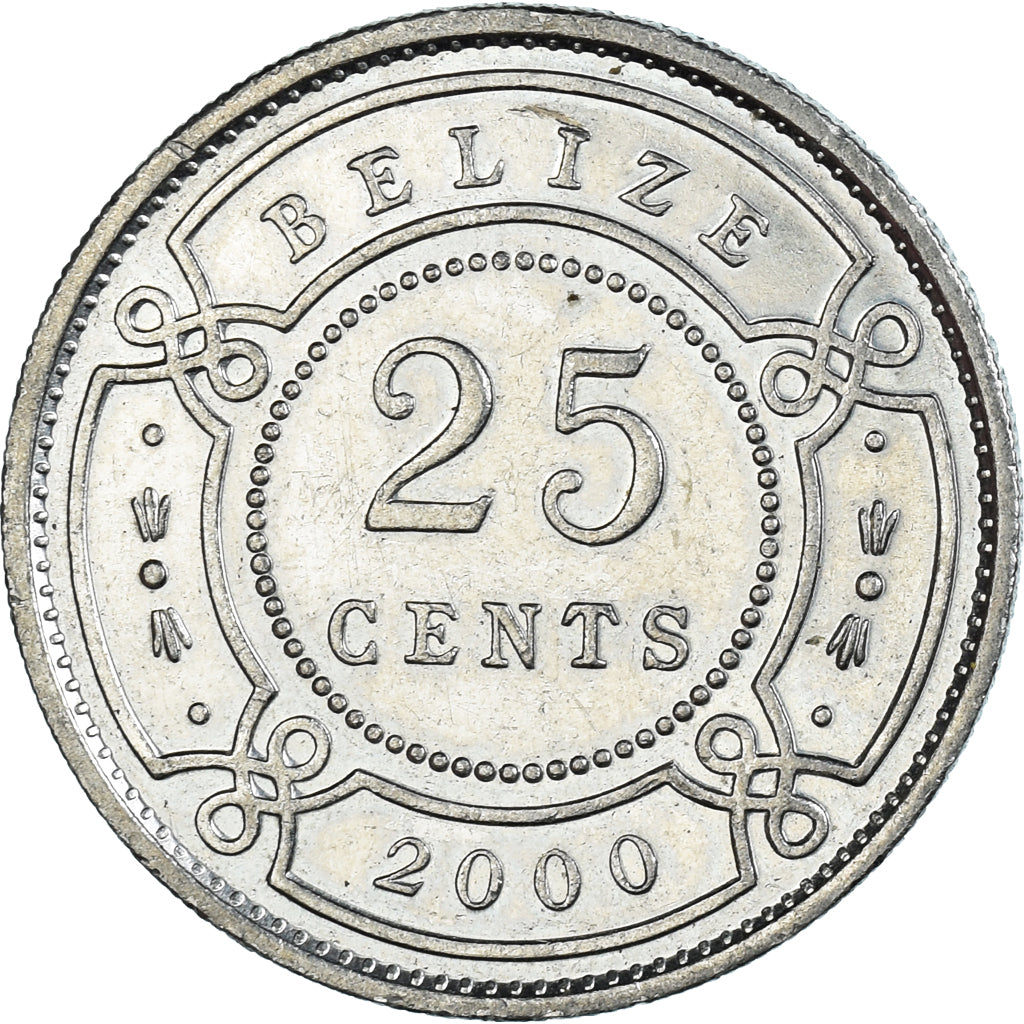 Moneda, Belice, 25 Cents, 2000