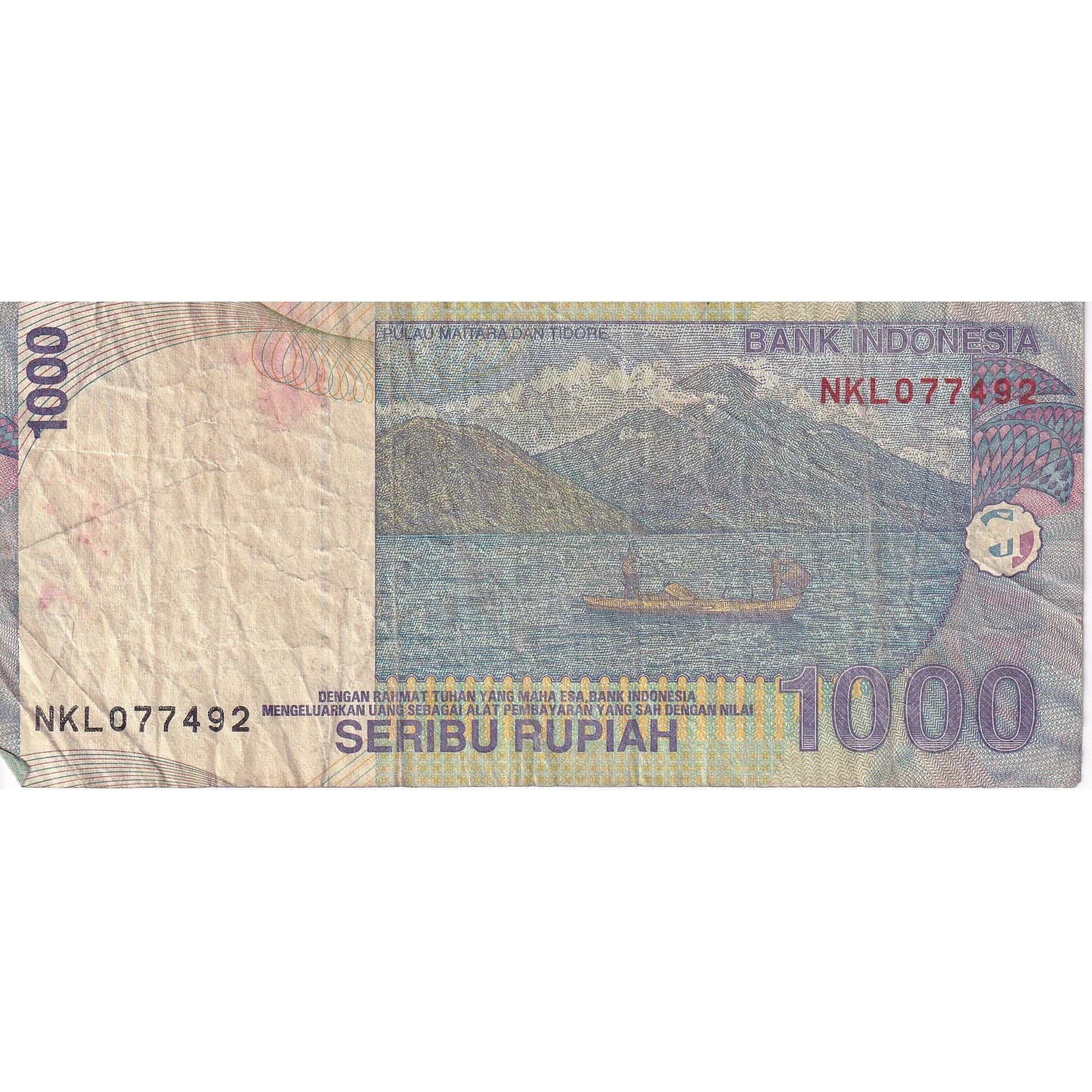 Indonesia, 1000 Rupiah, 2009, KM:141j, VF(20-25)
