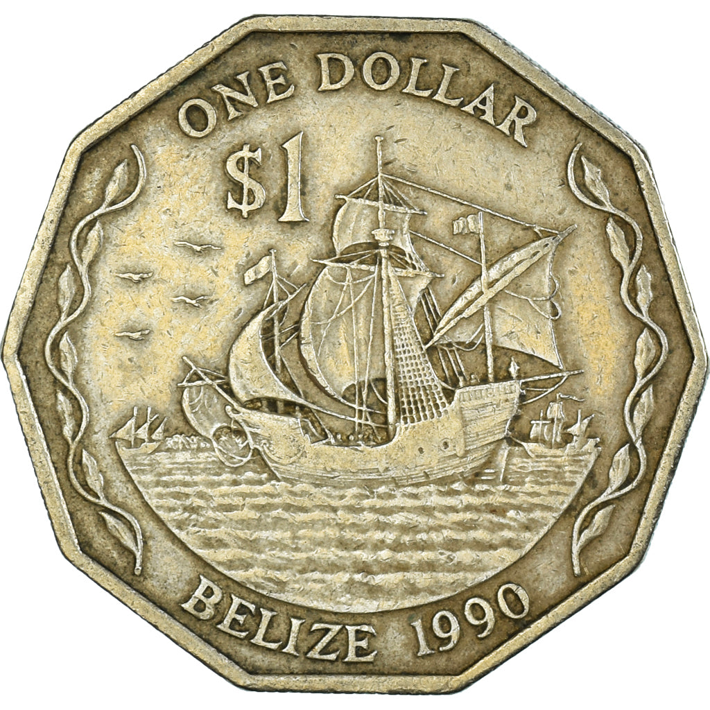 Moneda, Belice, Dollar, 1990