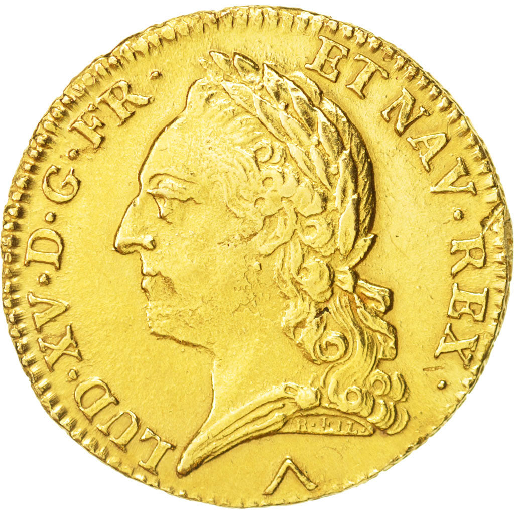 Münze, Frankreich, Louis XV, Double louis d'or à la vieille tête, 2 Louis