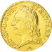 Coin, France, Louis XV, Double louis d'or à la vieille tête, 2 Louis D'or