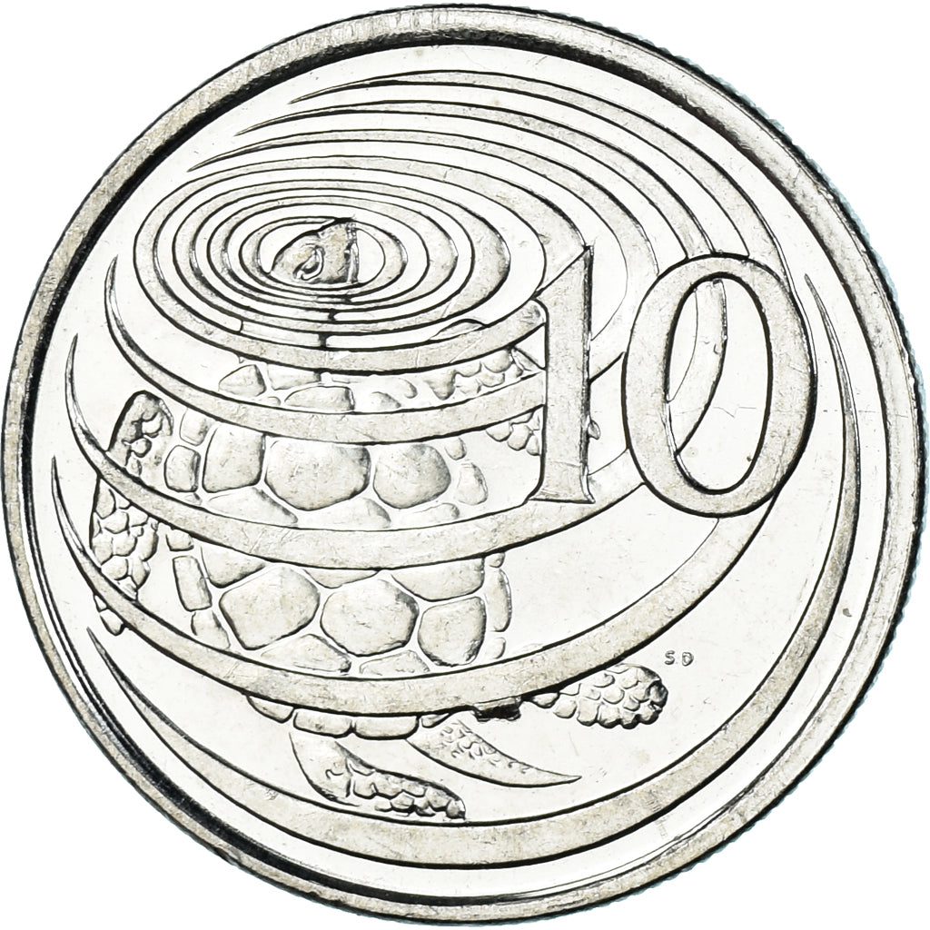 Moneta, Isole Cayman, 10 Cents, 1999