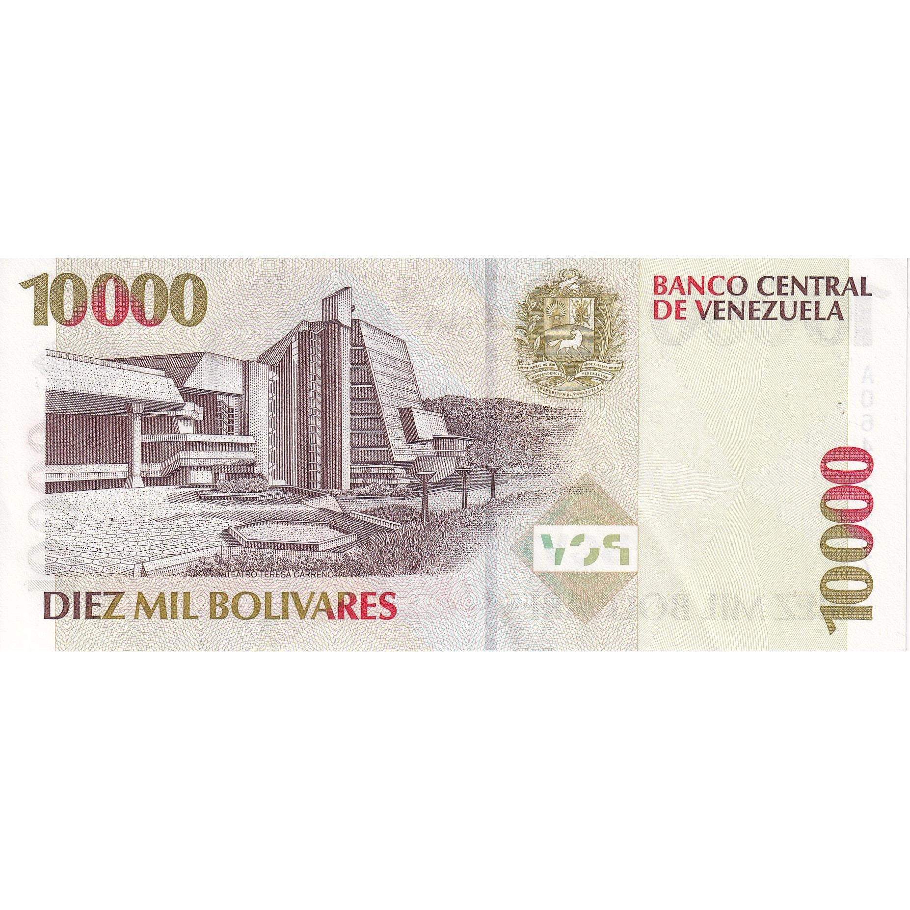 Venezuela, 10,000 Bolívares, 1998, 1998-02-10, KM:81, UNC(63)