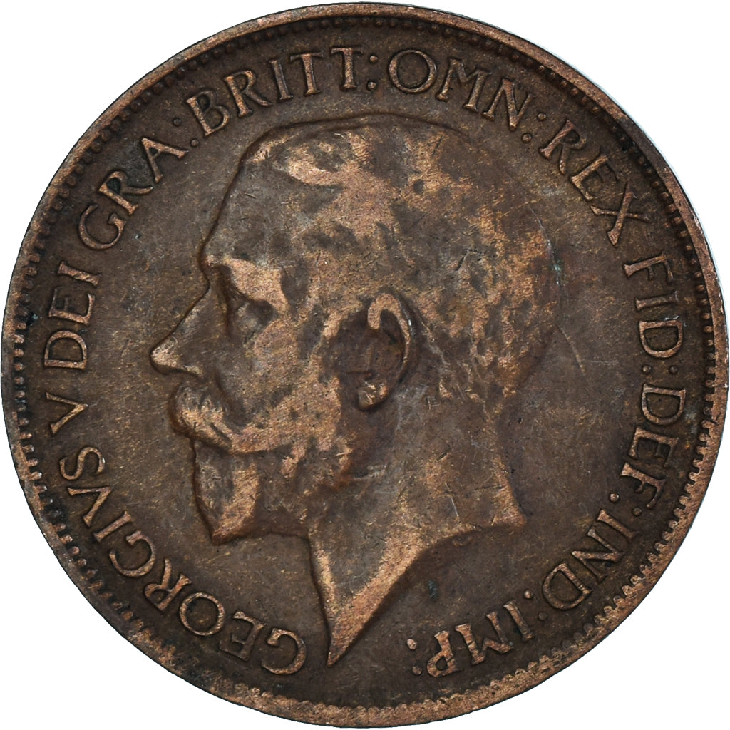 Moneta, Wielka Brytania, 1/2 Penny, 1918