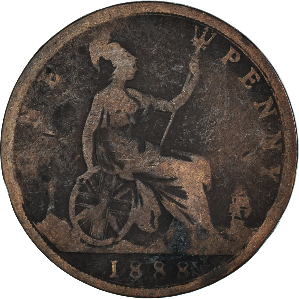 Moneta, Gran Bretagna, Penny, 1888