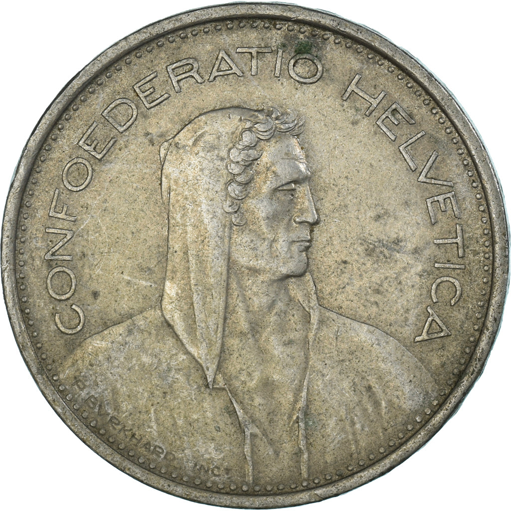 Munten, Zwitserland, 5 Francs, 1968